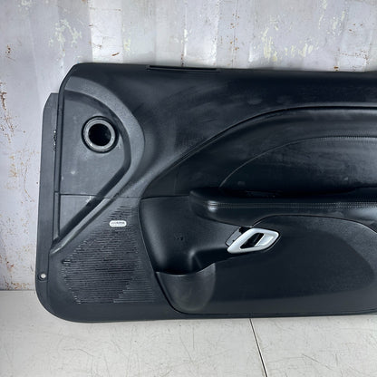 2015-2023 DODGE CHALLENGER FRONT RIGHT PASSENGER SIDE DOOR TRIM PANEL BLACK OEM