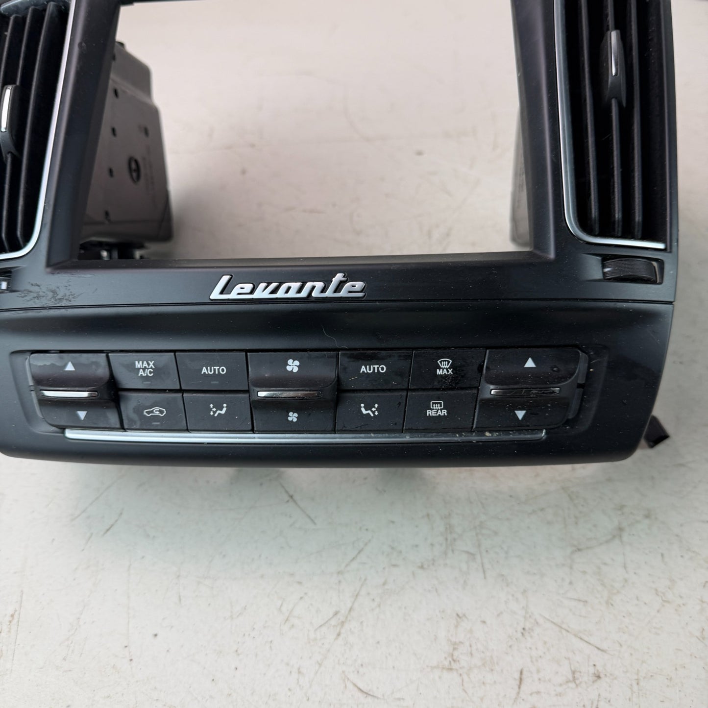 2017-2020 MASERATI LEVANTE M161 FRONT DASH CENTER DISPLAY BEZEL TRIM VENT GRILLE