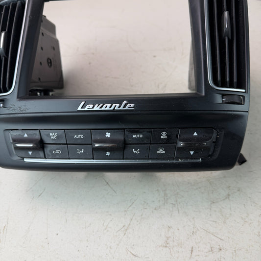 2017-2020 MASERATI LEVANTE M161 FRONT DASH CENTER DISPLAY BEZEL TRIM VENT GRILLE