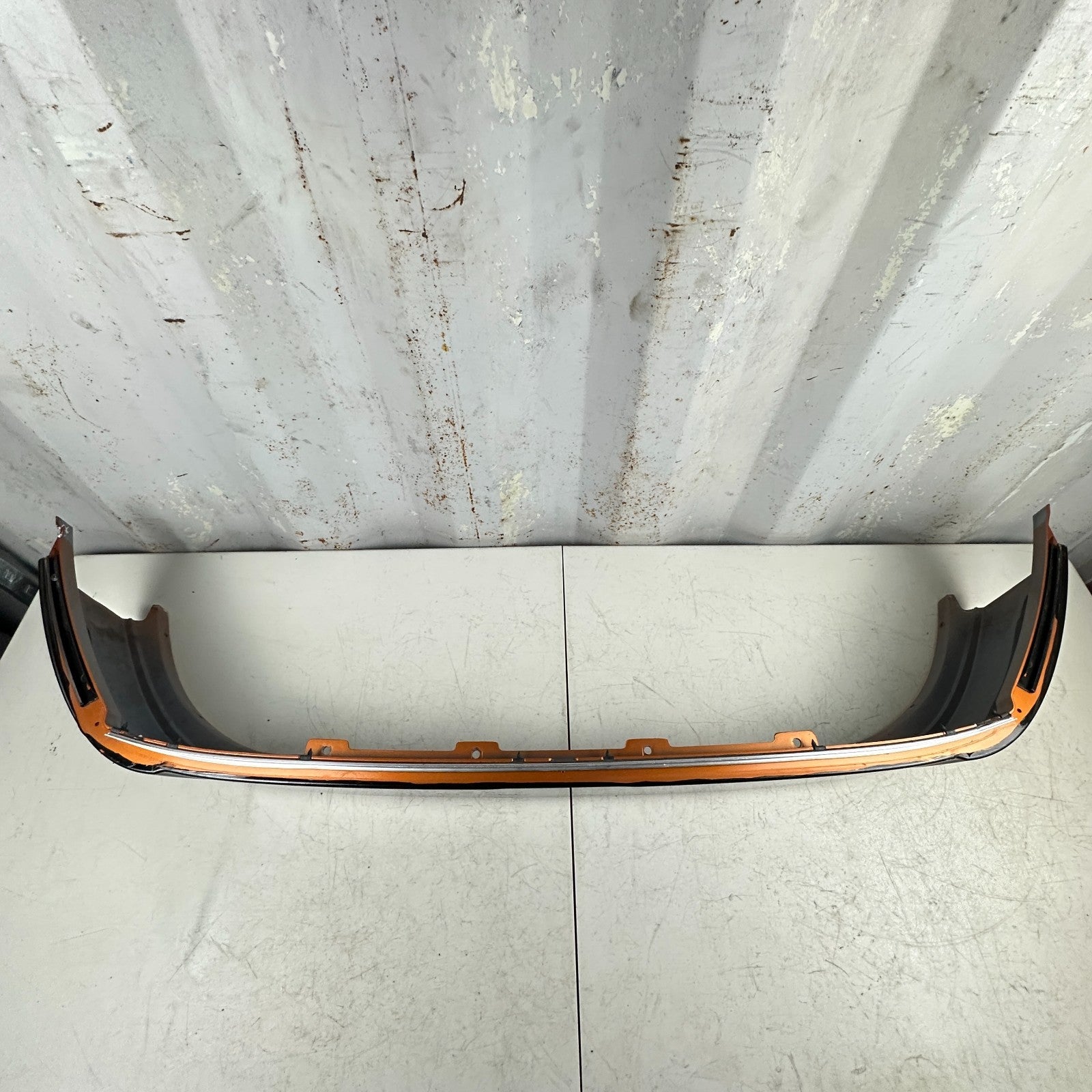05-13 CHEVROLET CORVETTE C6 HARD TOP ROOF EXTENSION COVER REAR PANEL ORANGE OEM