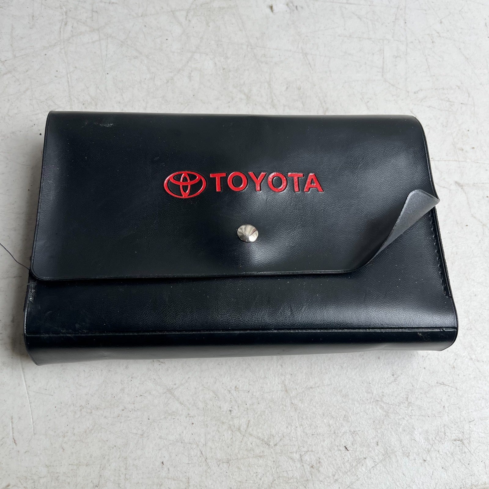 2022 TOYOTA LEATHER CASE FOR OWNER'S OWNERS MANUAL OPERATORS USER GUIDE OEM