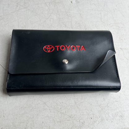 2022 TOYOTA LEATHER CASE FOR OWNER'S OWNERS MANUAL OPERATORS USER GUIDE OEM