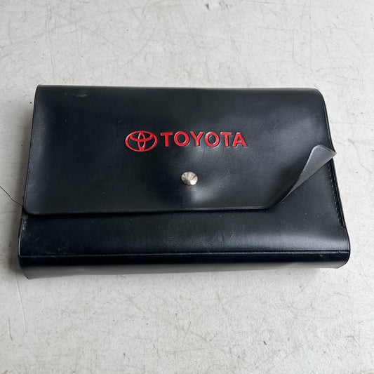 2022 TOYOTA LEATHER CASE FOR OWNER'S OWNERS MANUAL OPERATORS USER GUIDE OEM