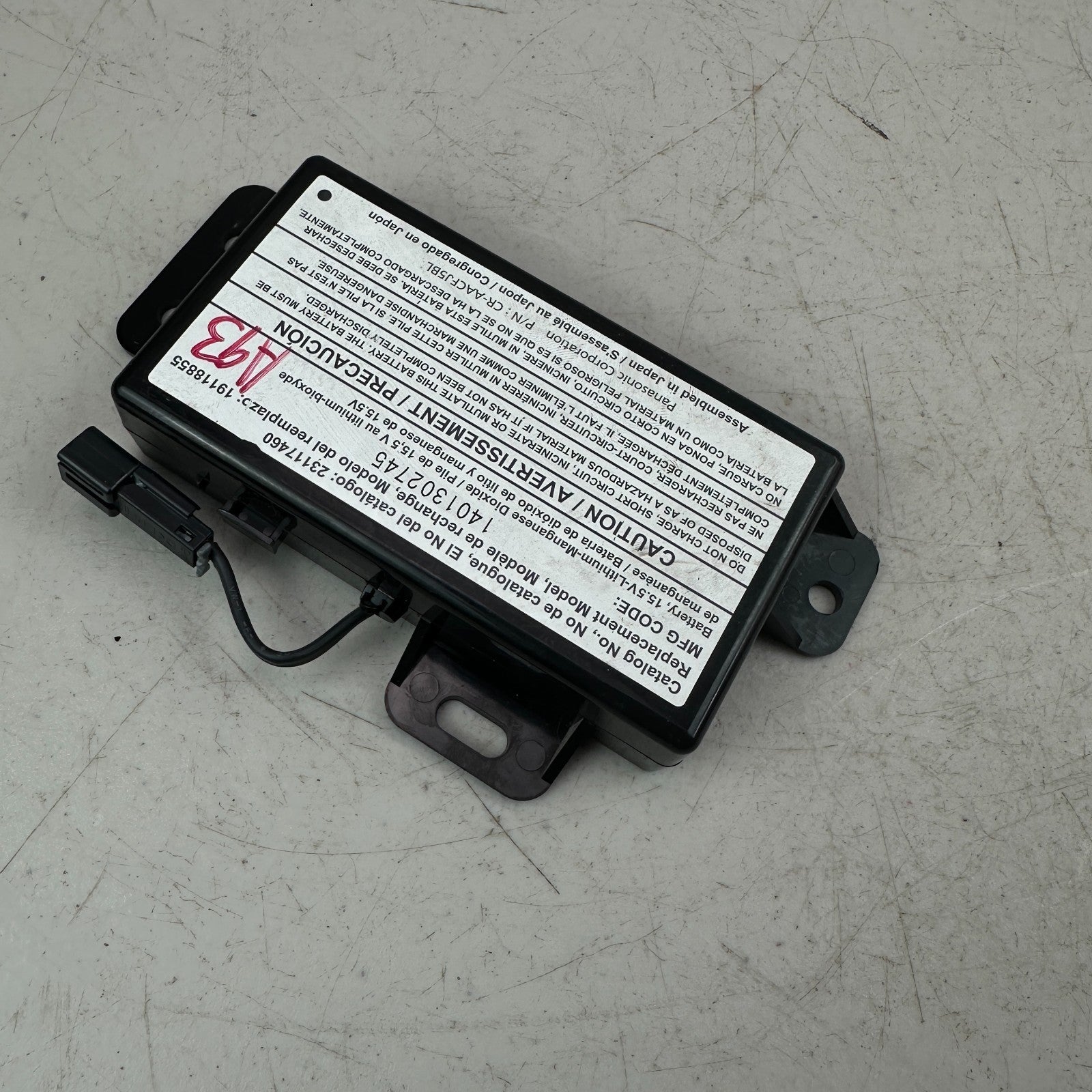 2010-2015 CHEVY CAMARO ONSTAR BACKUP BATTERY CONTROL MODULE UNIT 23117460 OEM