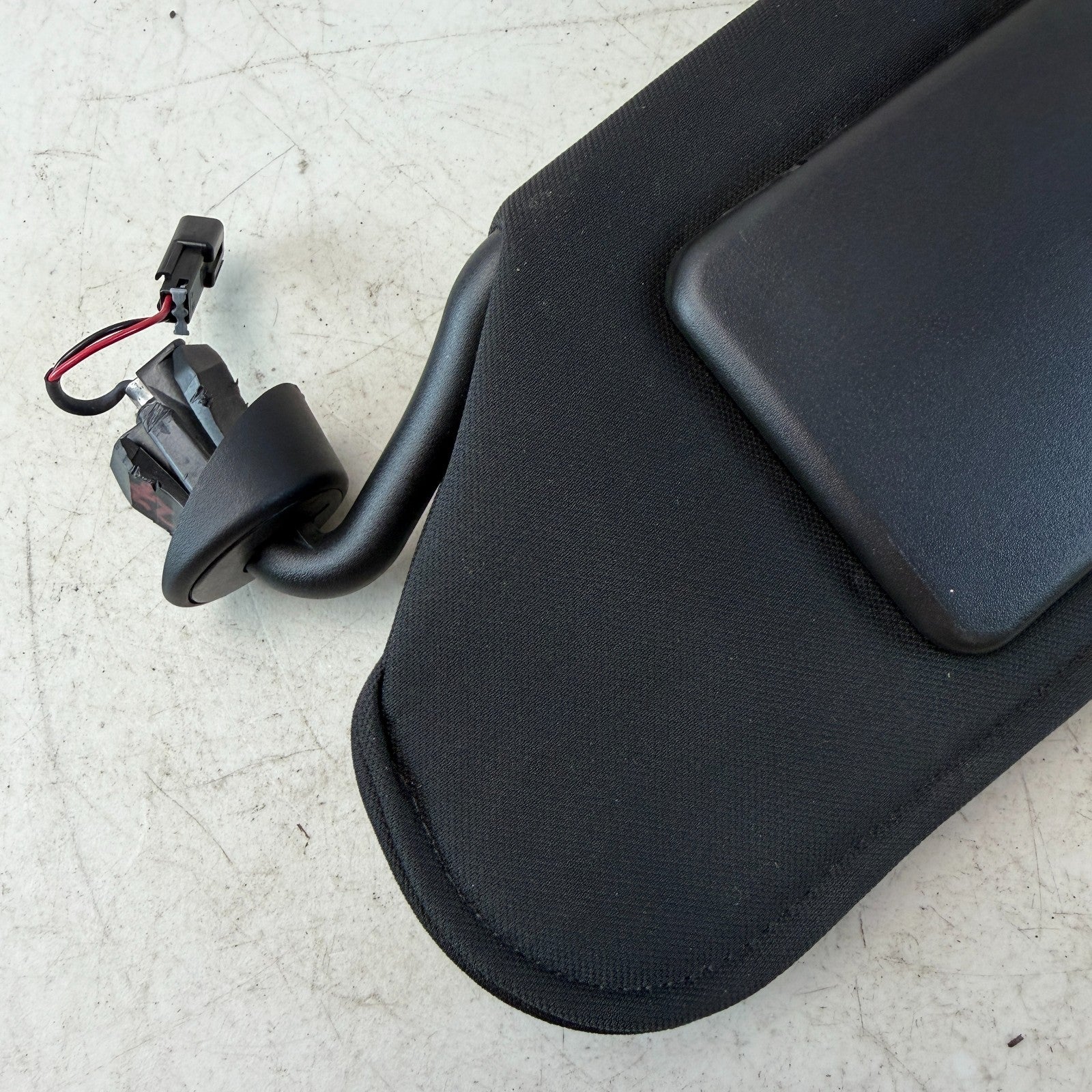 2005-2013 CHEVROLET CORVETTE FRONT LEFT DRIVER SIDE SUNVISOR SUN VISOR BLACK OEM