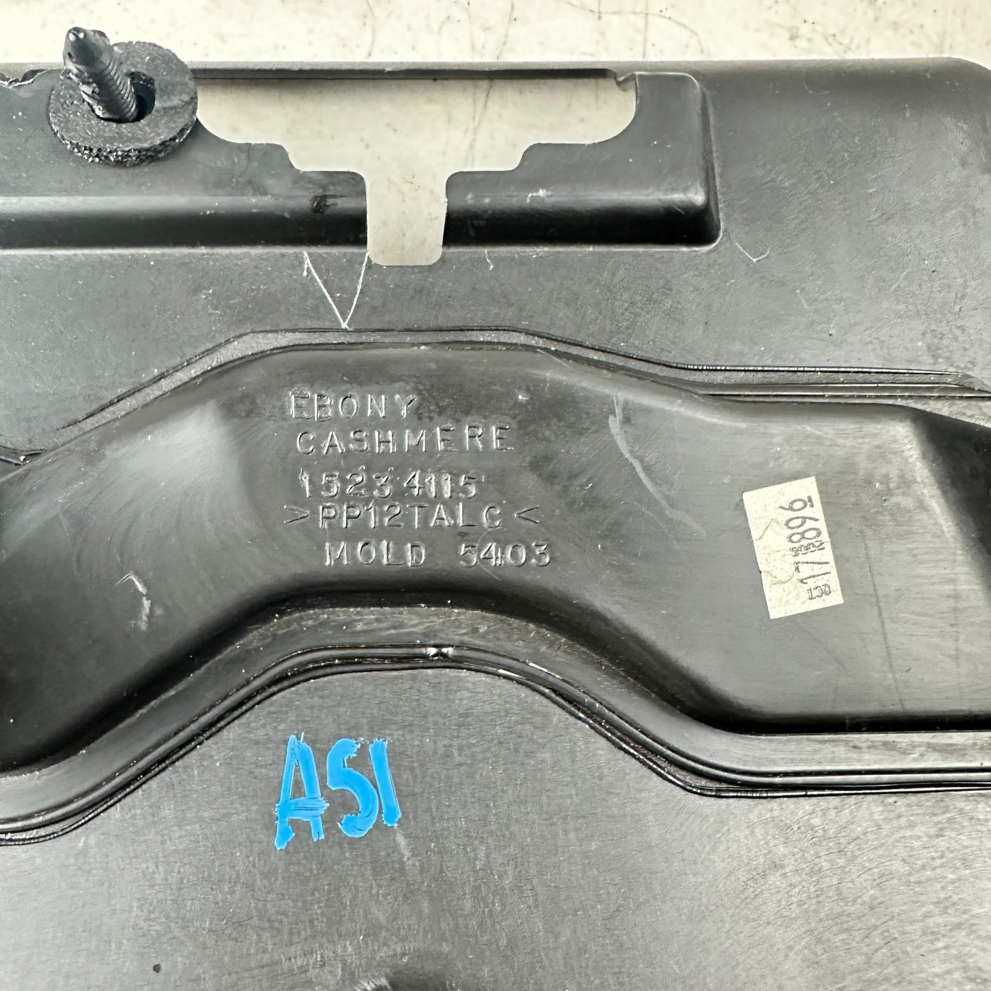 05-13 CHEVROLET CORVETTE LEFT SIDE UNDER DASH LOWER HUSH TRIM PANEL BLACK OEM