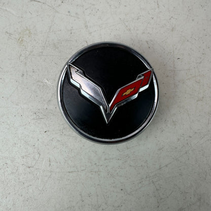 2014-2019 CHEVROLET CORVETTE C7 WHEEL RIM CENTER HUB CAP COVER BLACK 9595010 OEM