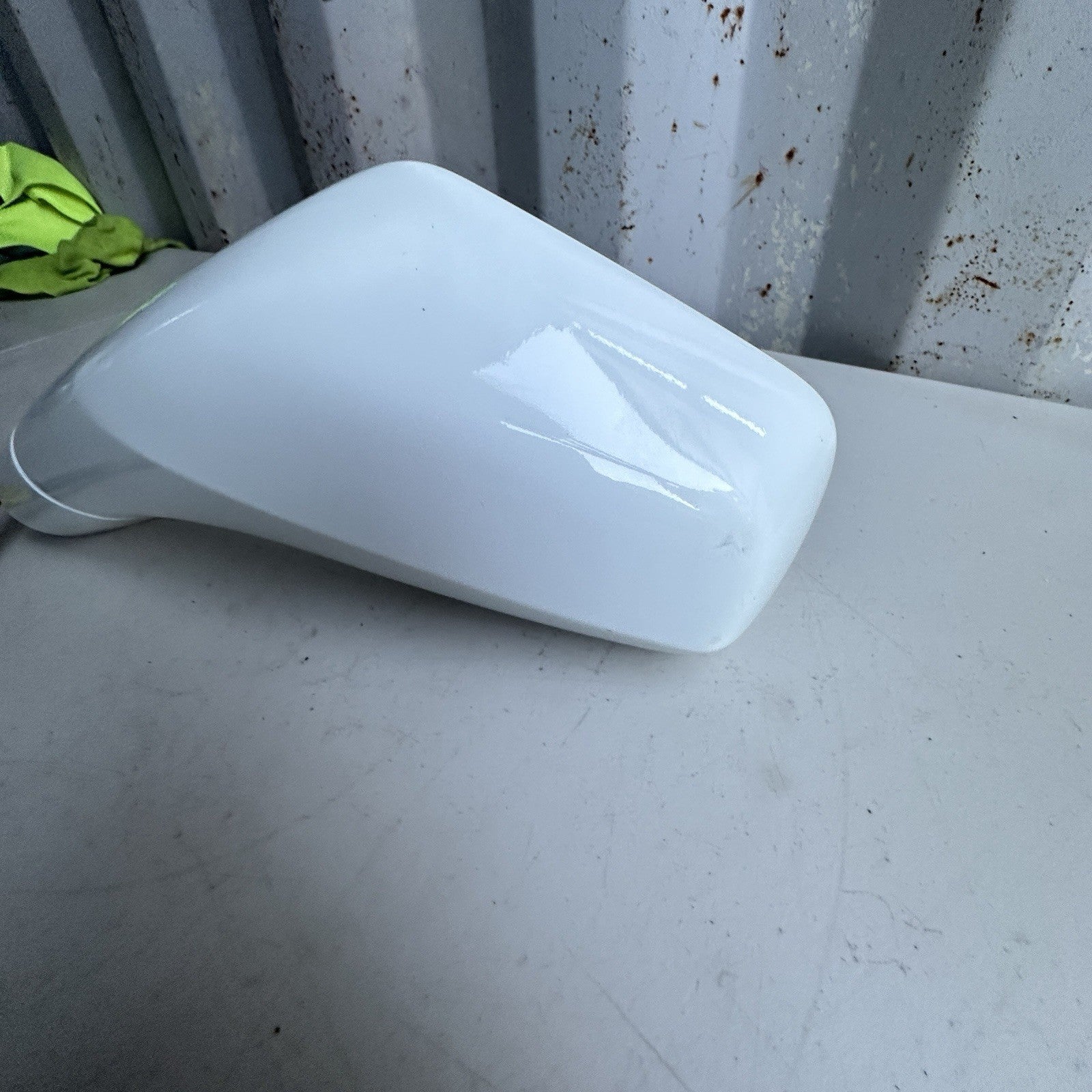 2014-2019 Chevy Corvette C7  Left Driver Mirror Assembly White OEM