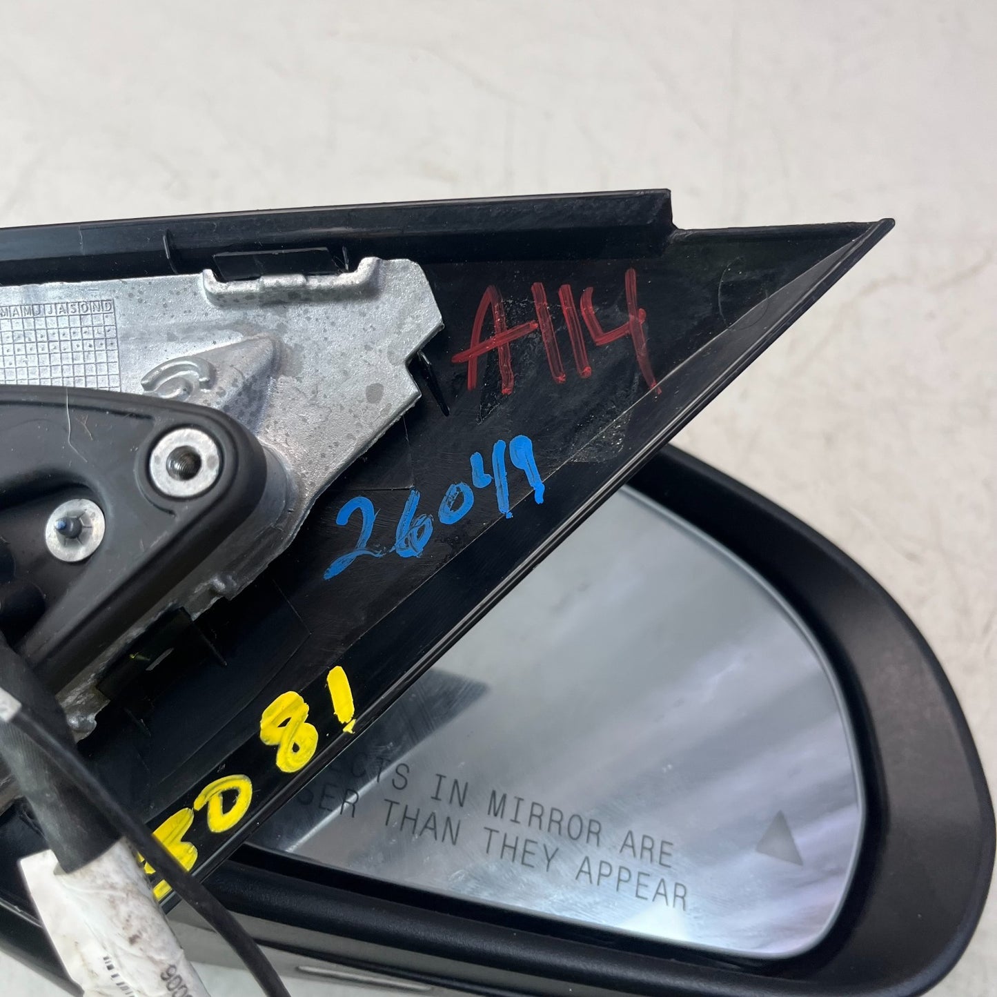 2015-2019 MERCEDES W205 C300 RIGHT PASSENGER SIDE VIEW DOOR MIRROR 699006 OEM