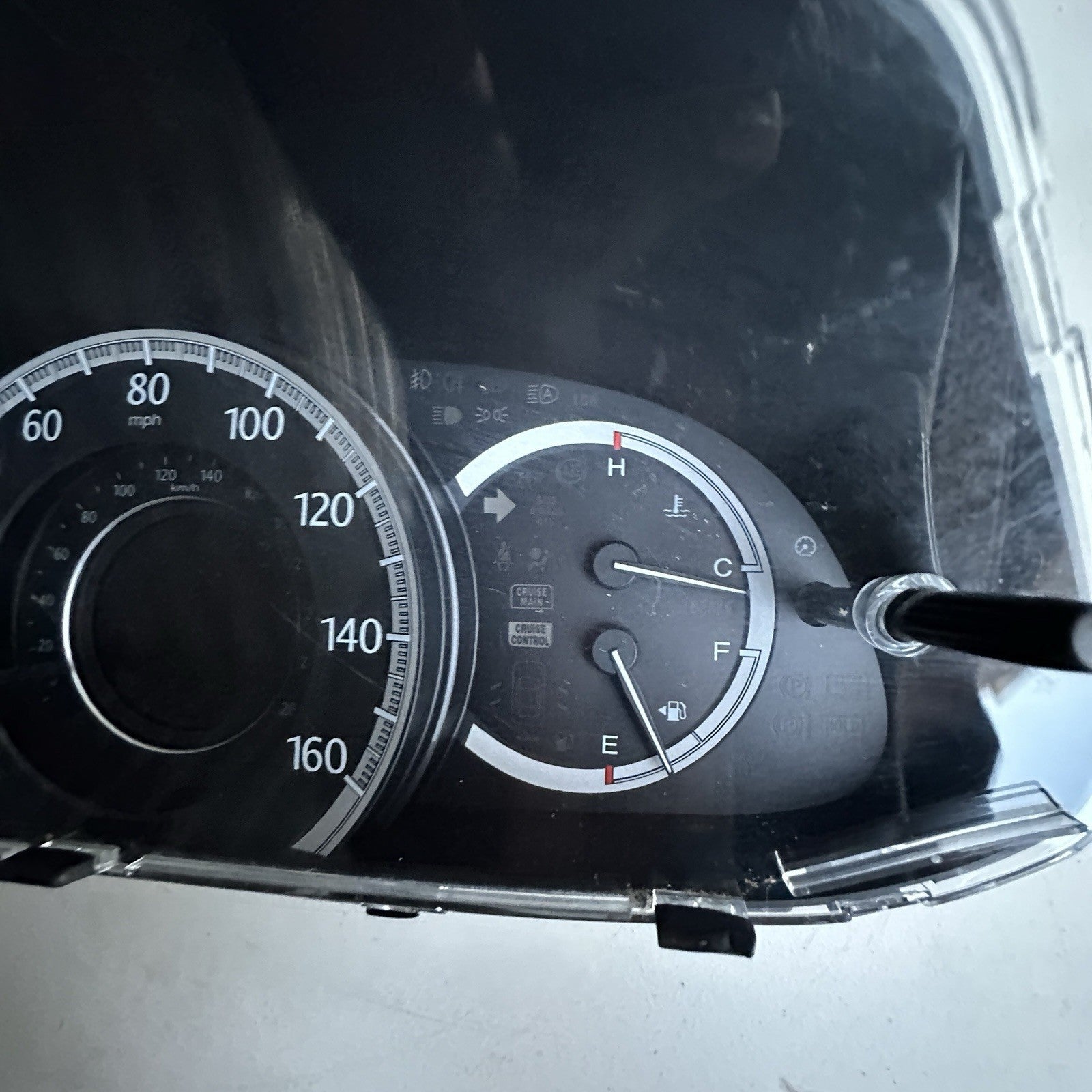 124,310 Miles 2013 - 2017 Honda Accord Center Speedometer Gauge Cluster OEM USED