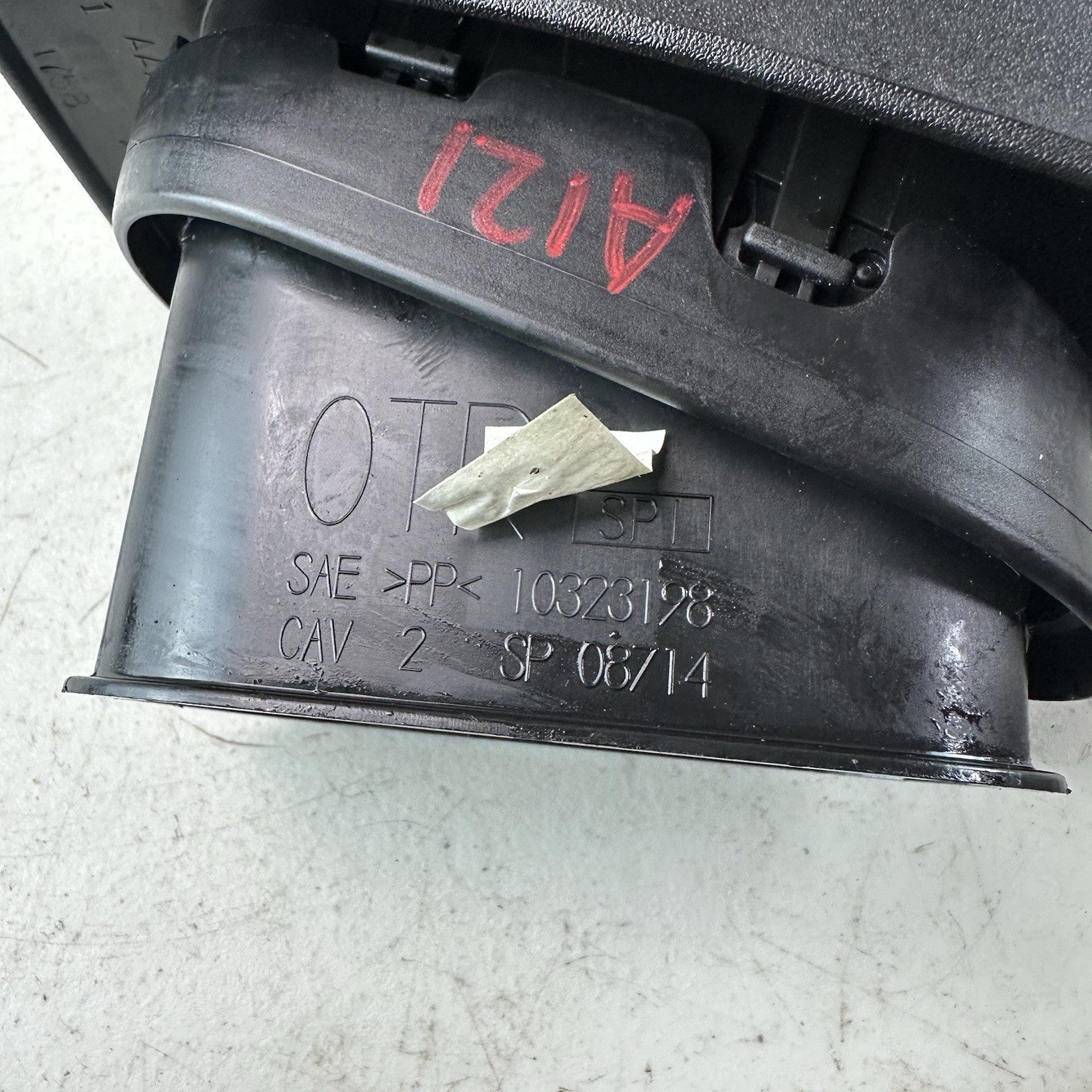05-13 Chevrolet Corvette C6 Right Passenger Side Dashboard AC A/C Air Vent OEM