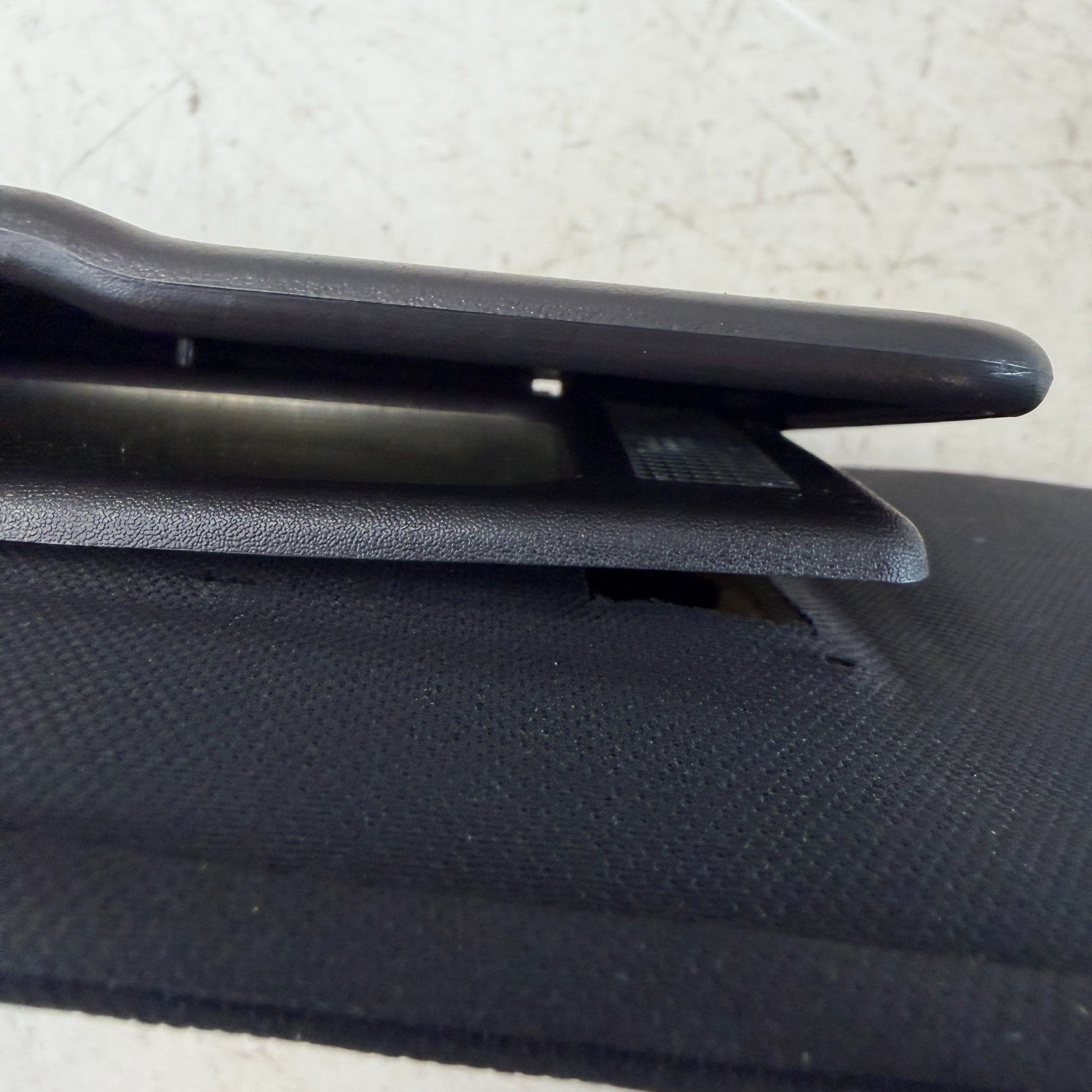 2005-2013 CHEVROLET CORVETTE FRONT LEFT DRIVER SIDE SUNVISOR SUN VISOR BLACK OEM