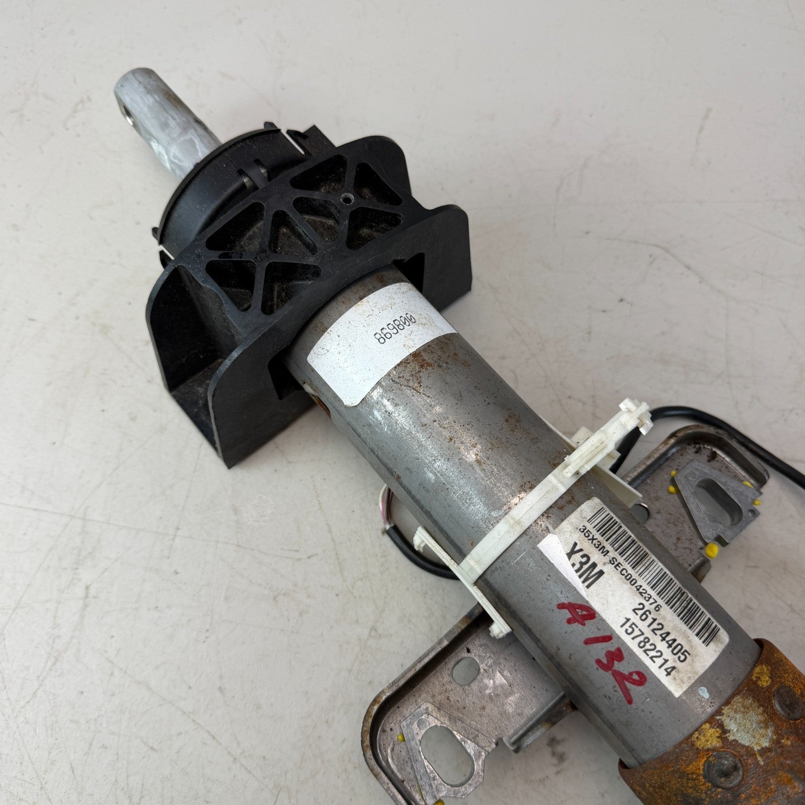 2005-2008 CHEVROLET CORVETTE C6 TELESCOPIC STEERING COLUMN MOTOR ASSEMBLY OEM