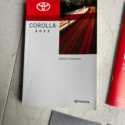 2022 TOYOTA LEATHER CASE FOR OWNER'S OWNERS MANUAL OPERATORS USER GUIDE OEM