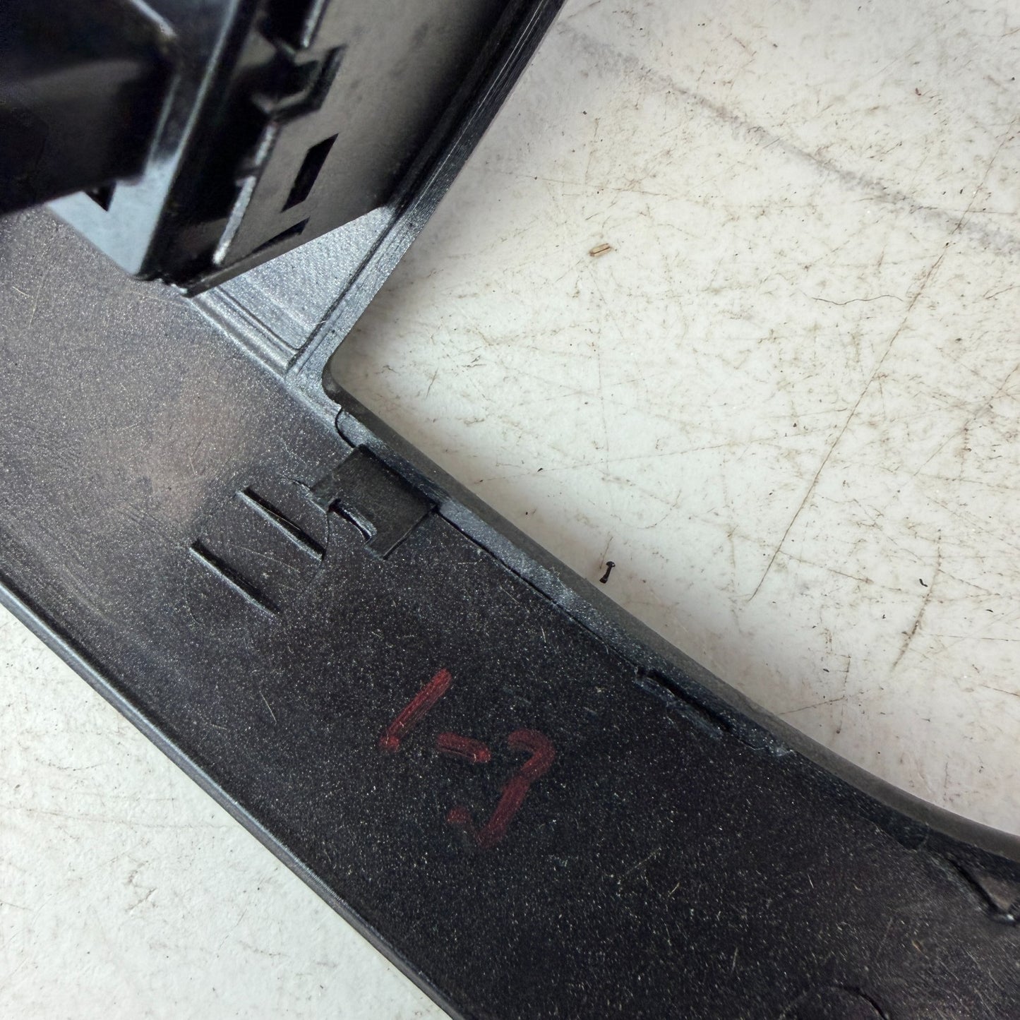 2005-13 CHEVY CORVETTE C6 CENTER CONSOLE SHIFTER PANEL W/ HAZARD SWITCH 15884818