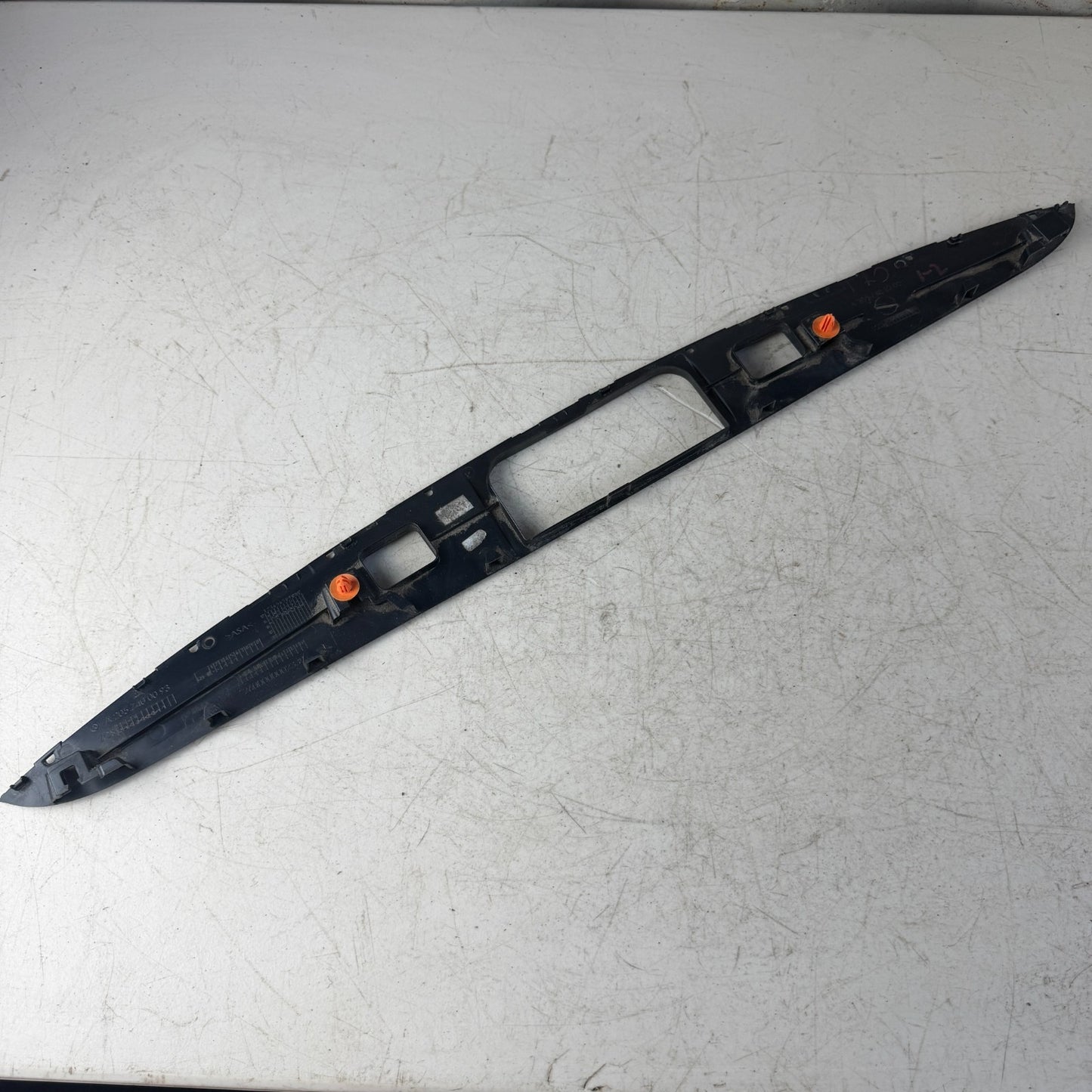 2015-2021 MERCEDES-BENZ W205 C300 REAR TRUNK LID HANDLE MOLDING A2057401200 OEM