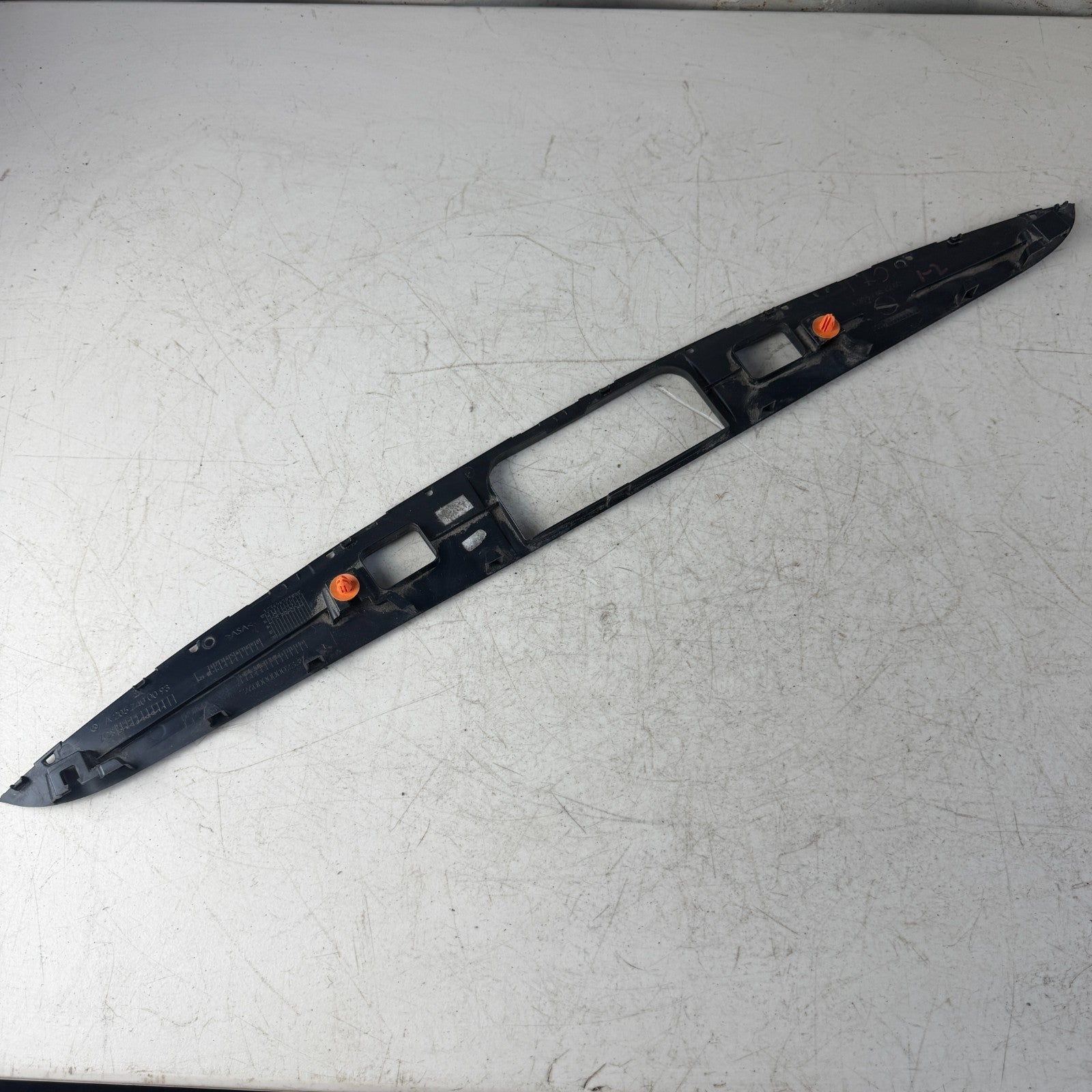 2015-2021 MERCEDES-BENZ W205 C300 REAR TRUNK LID HANDLE MOLDING A2057401200 OEM