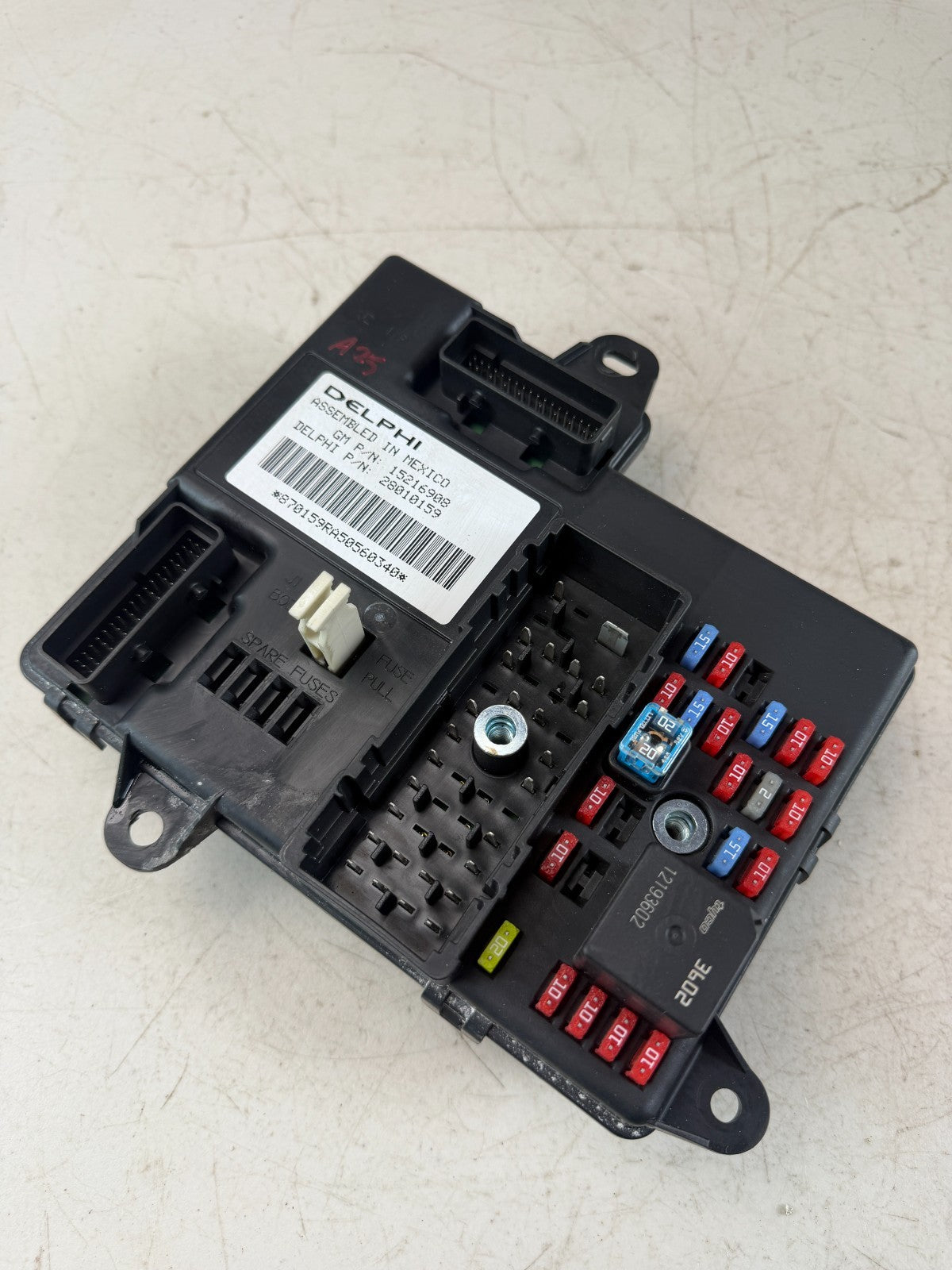 05-13 CHEVROLET CORVETTE C6 BCM BODY CONTROL MODULE FUSE BOX UNIT 15216908 OEM