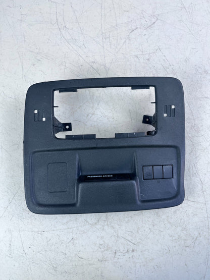 2010-2015 CORVETTE CAMARO FRONT OVERHEAD DOME LIGHT CONTROL PANEL TRIM BLACK OEM