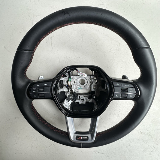 2023-2026 Acura Integra A Spec Steering Wheel Black Leather Red Stitch OEM
