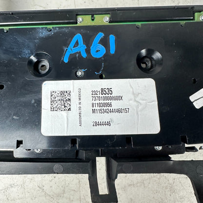 14-19 CHEVROLET CORVETTE DASH AC HEATER CLIMATE AND RADIO CONTROL UNIT PANEL OEM