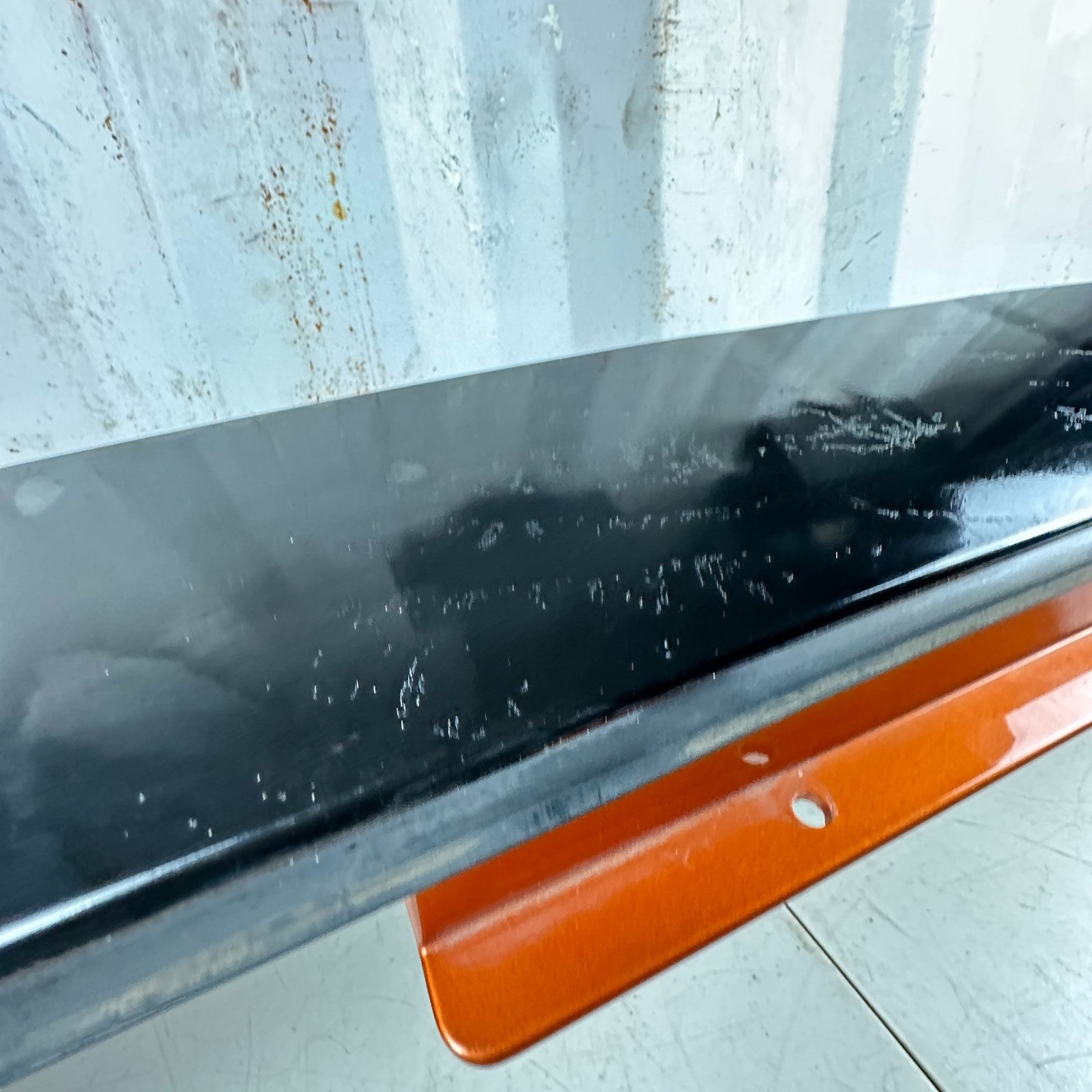05-13 CHEVROLET CORVETTE C6 HARD TOP ROOF EXTENSION COVER REAR PANEL ORANGE OEM