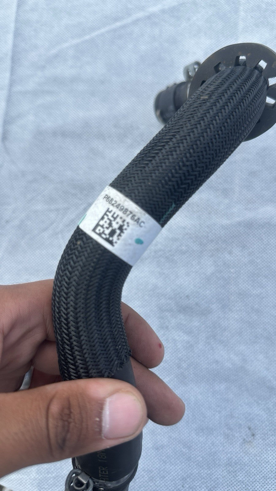 2017-2022 JEEP COMPASS HVAC HEATER WATER COOLANT SUPPLY HOSE P68249876AC OEM