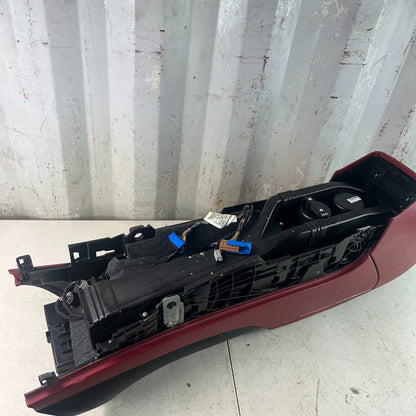 2017-2020 MASERATI LEVANTE CENTER CONSOLE BASE FRAME PANEL W/ ARMREST RED OEM