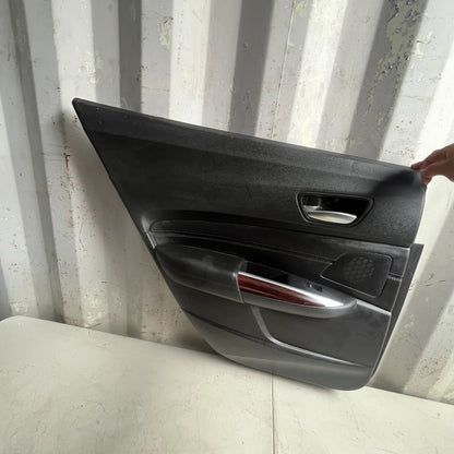 2015-2020 ACURA TLX REAR LEFT DRIVER SIDE INTERIOR DOOR TRIM PANEL BLACK OEM