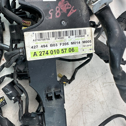2015-2020 MERCEDES W205 C300 2.0L ENGINE BAY MOTOR WIRE WIRING HARNESS OEM