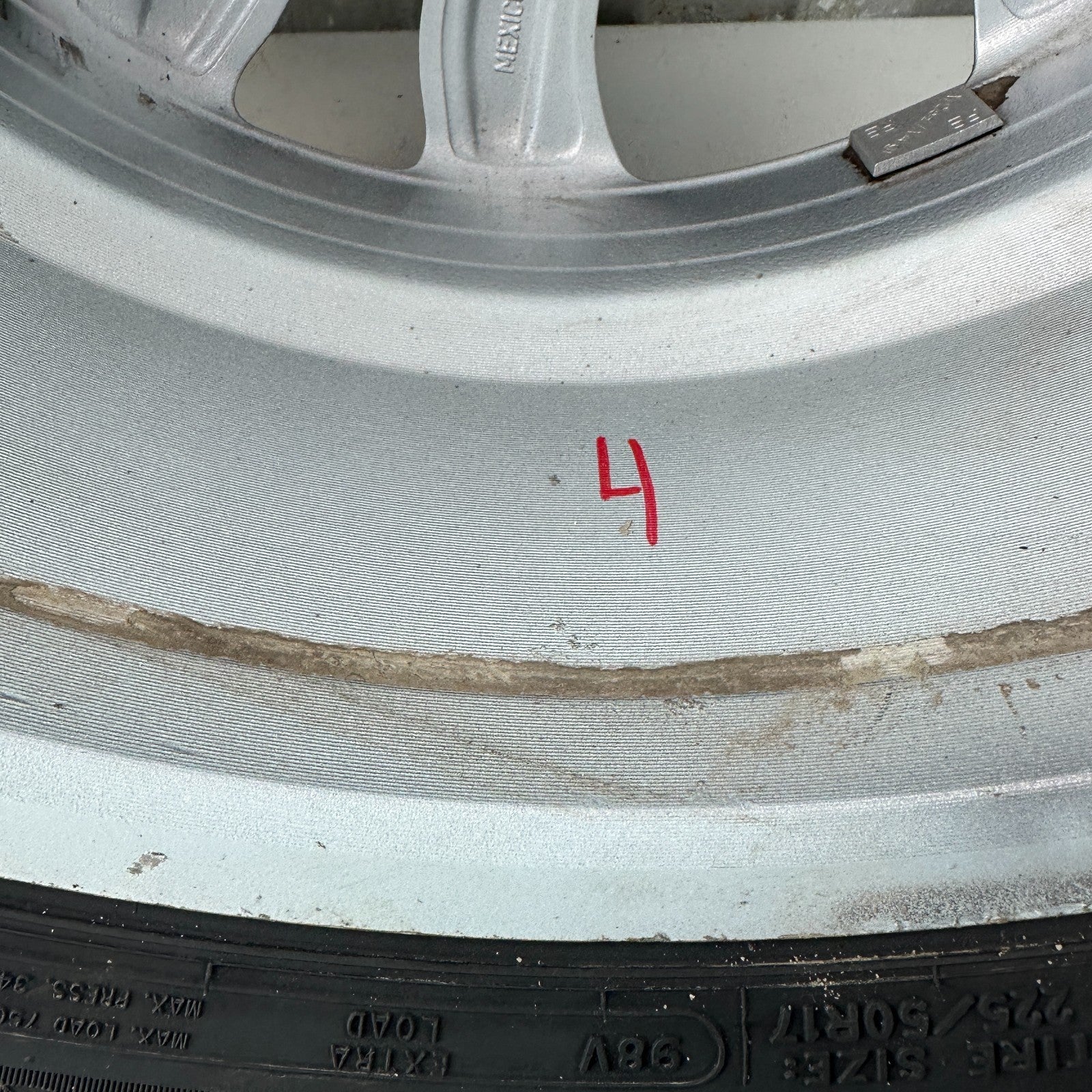2015-2018 MERCEDES W205 C300 17x7' INCH 10 SPOKE WHEEL RIM W/ TIRE A2054010200