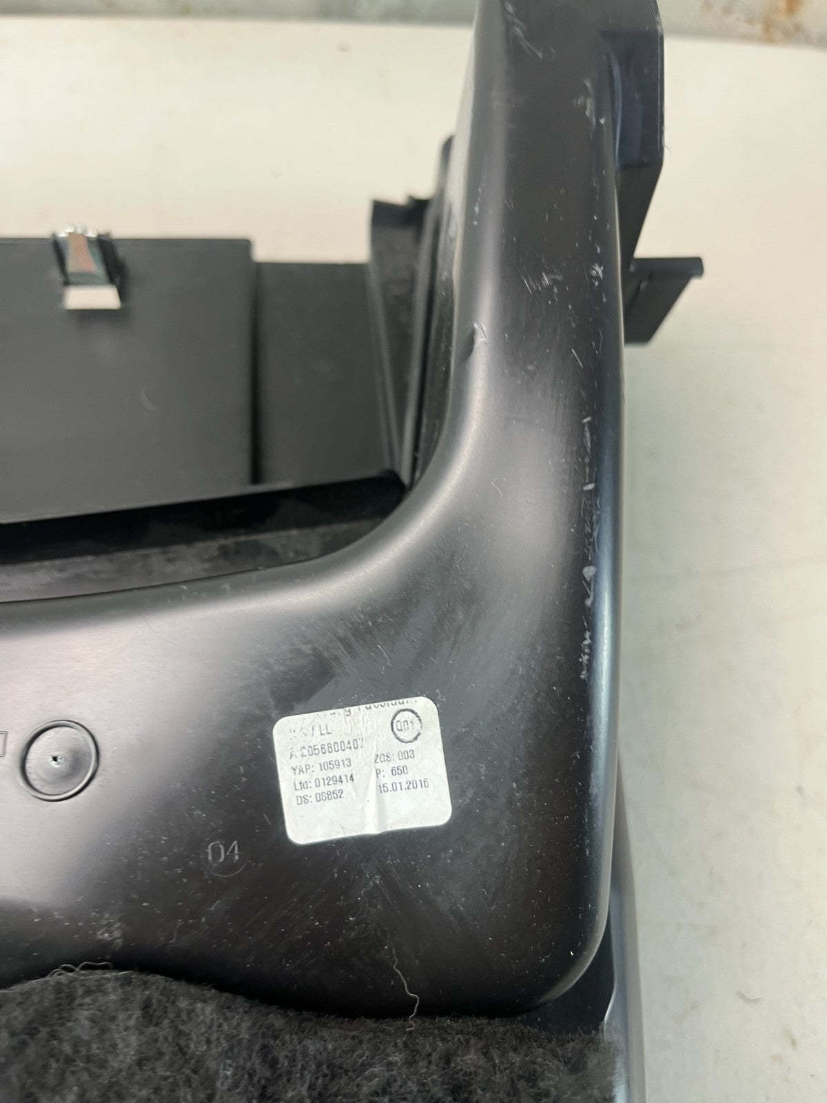 2015 - 2021 MERCEDES W205 C300 C43 C63 UNDER DASH RIGHT FOOTWELL LOWER PANEL OEM