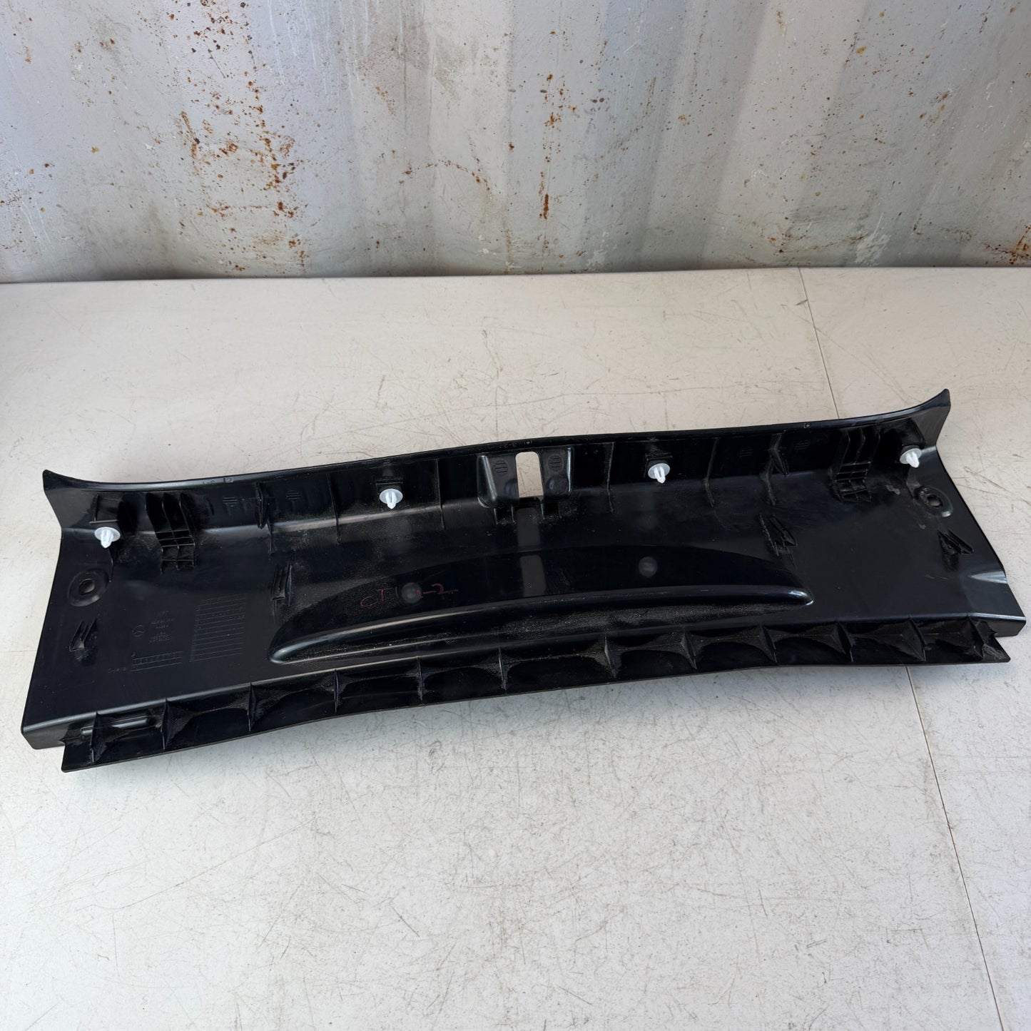 2015-2021 MERCEDES-BENZ W205 C300 REAR TRUNK LID SILL SCUFF PLATE TRIM COVER OEM