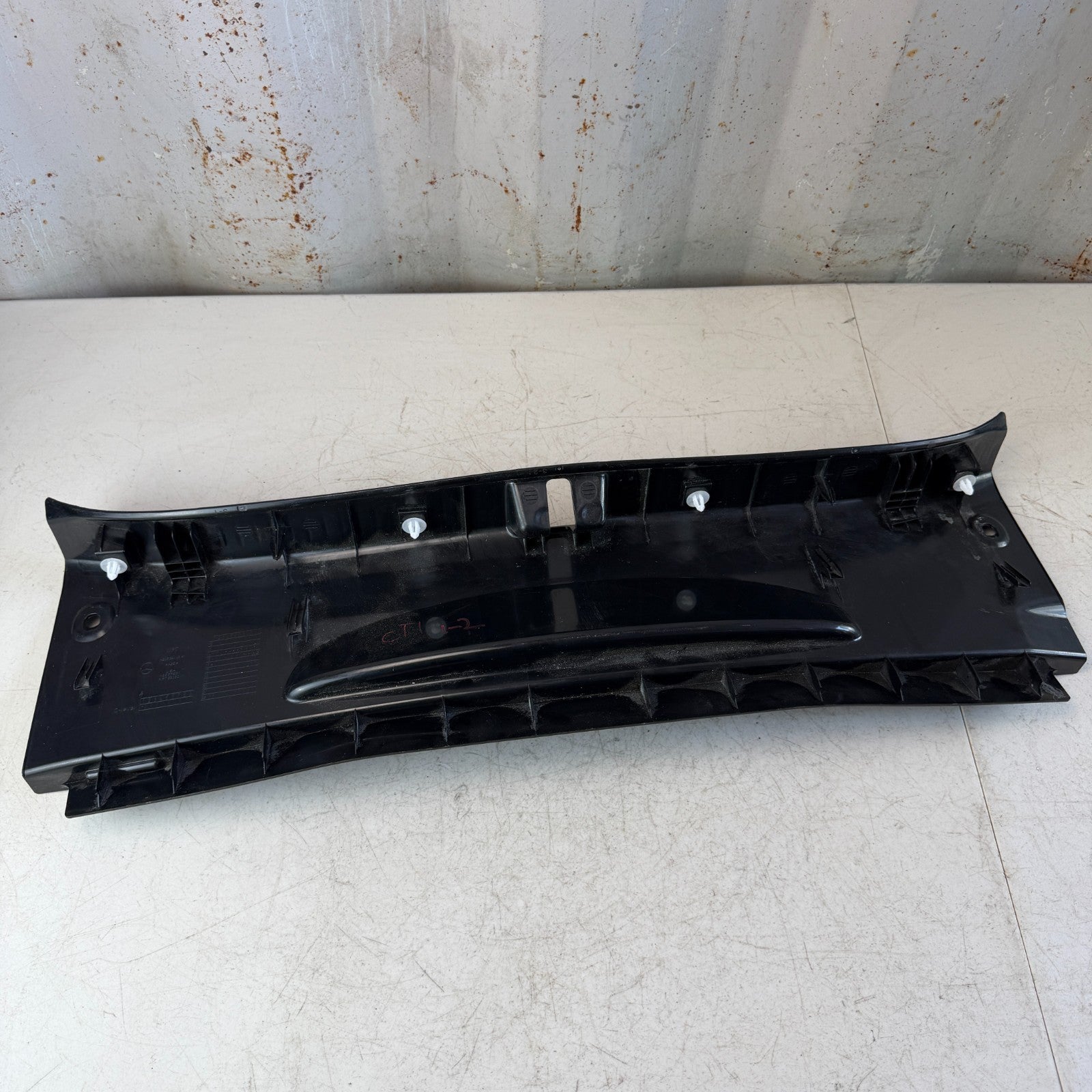 2015-2021 MERCEDES-BENZ W205 C300 REAR TRUNK LID SILL SCUFF PLATE TRIM COVER OEM