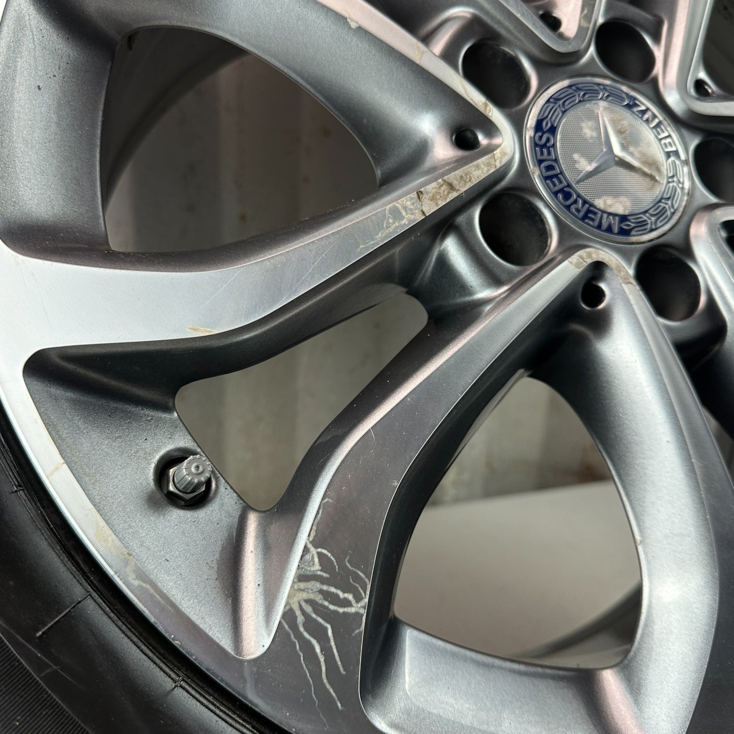 2015-2018 MERCEDES W205 C300 17x7' INCH 10 SPOKE WHEEL RIM W/ TIRE A2054010200