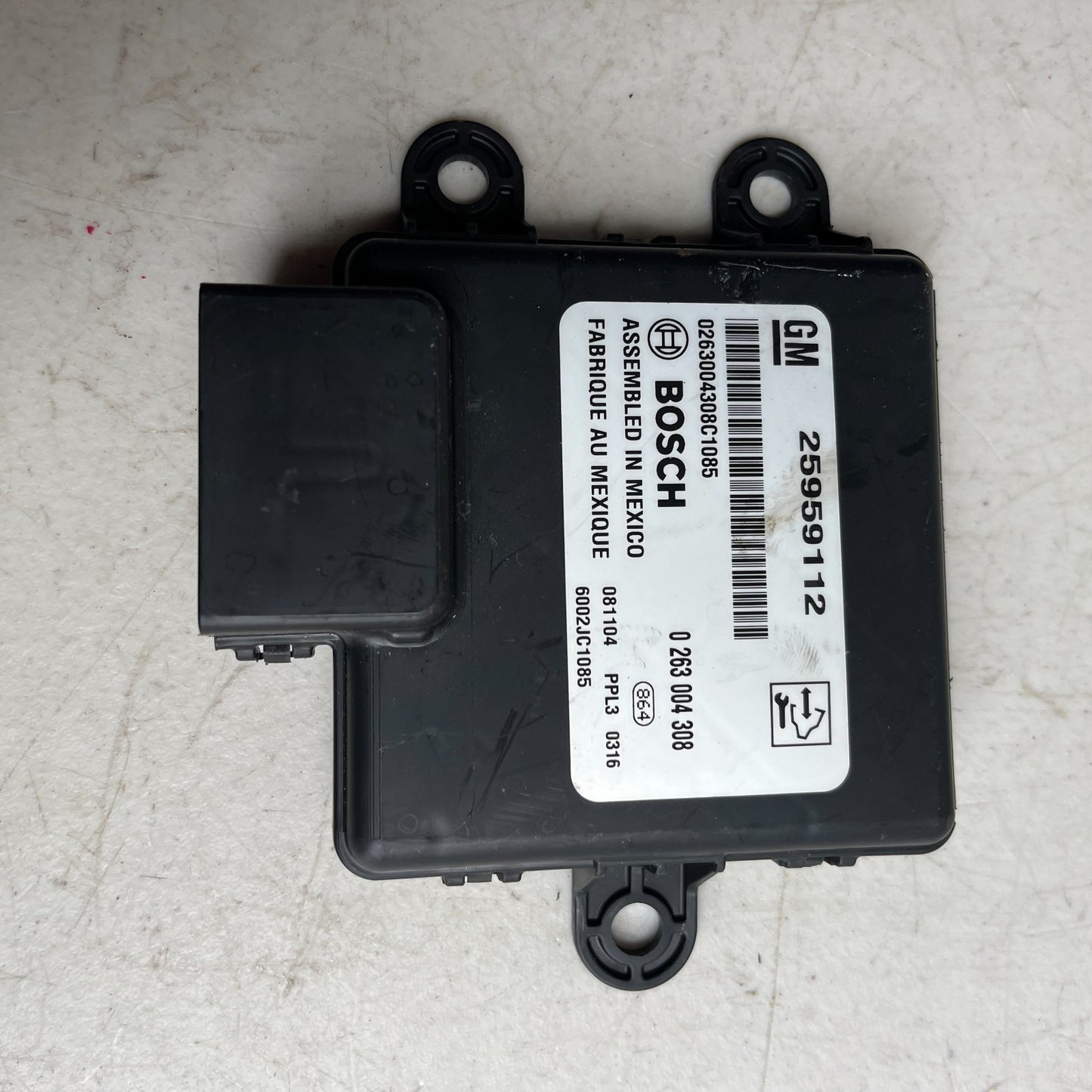2007-2010 CADILLAC CTS-V DRIVER PARKING ASSIST CONTROL MODULE 25959112 OEM