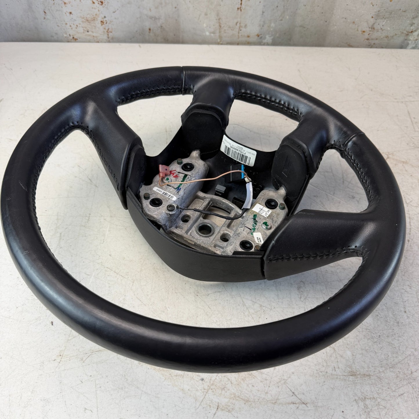 2005-2013 CHEVROLET CORVETTE C6 FRONT LEFT STEERING WHEEL BLACK LEATHER OEM