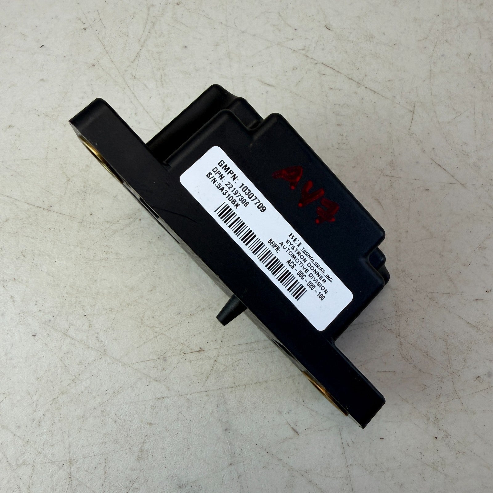 2005-2013 CHEVROLET CORVETTE C6 STABILITY CONTROL YAW RATE SENSOR OEM 10307709