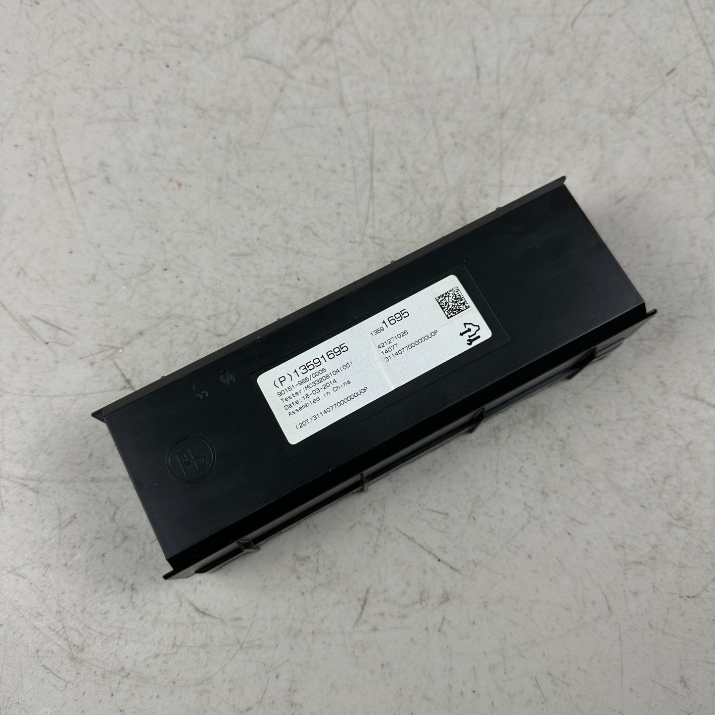 2014-19 CHEVROLET CORVETTE C7 AC HEATER TEMPERATURE CONTROL MODULE 13591695 OEM