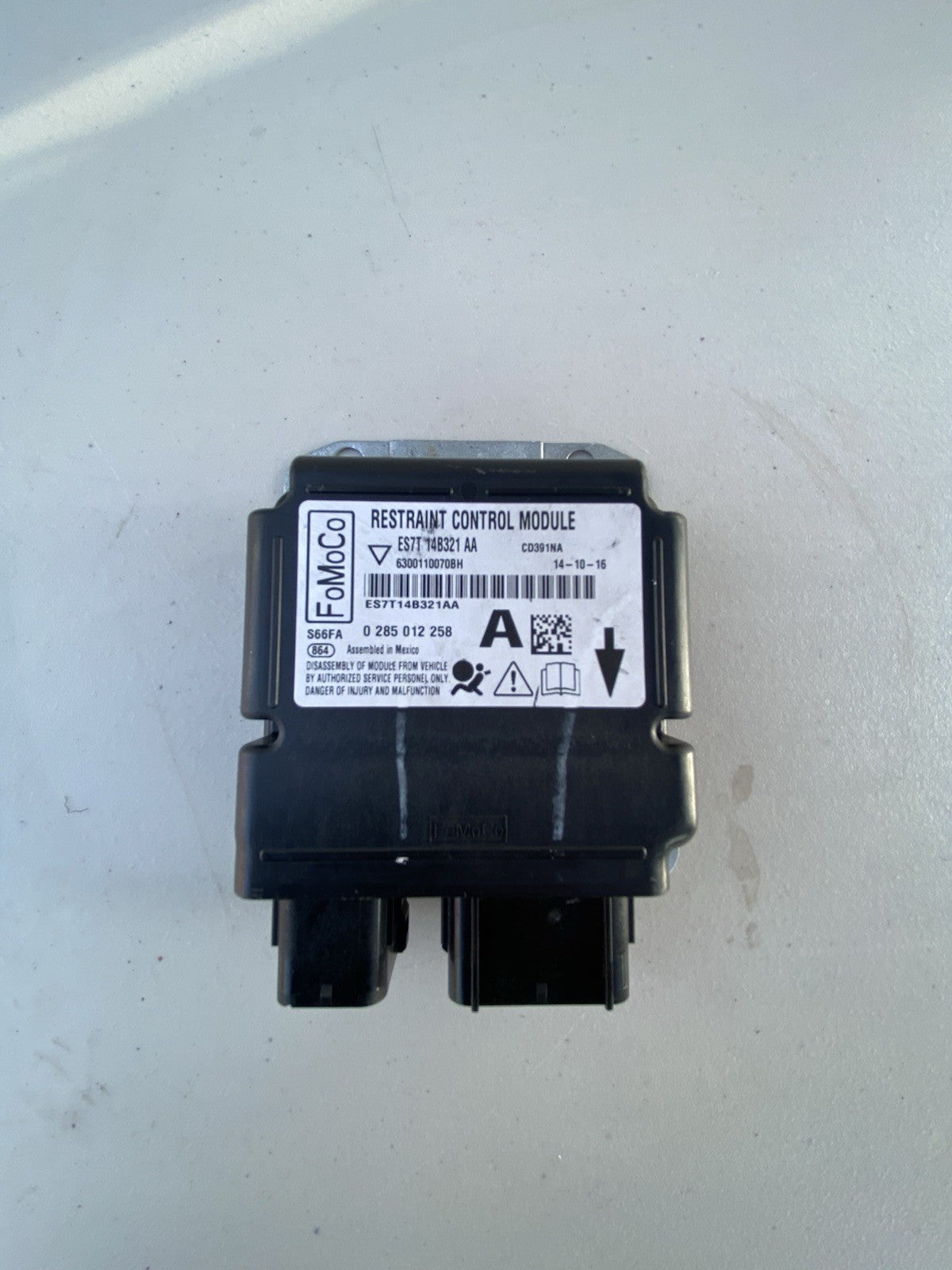 13-16 FUSION COMMUNICATION VOICE RECOGNITION SYNC CONTROL COMPUTER ES7T14B321AA
