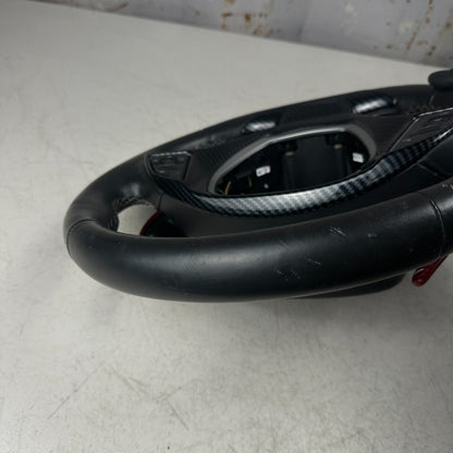 14-19 CHEVY CORVETTE C7 CARBON FIBER STEERING WHEEL W/ PADDLE SHIFTER & SWITCHS