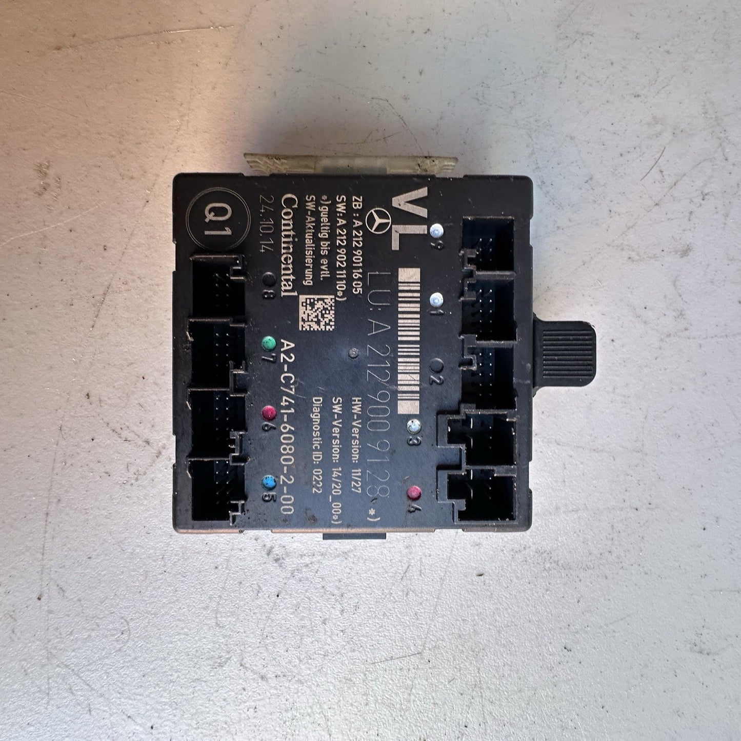 2008-2014 Mercedes C300 Front Left Side Door Control Module 212 900 9128 OEM