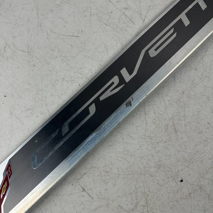 2014-2019 CHEVROLET CORVETTE C7 DOOR SILL SCUFF ENTRY PLATE TRIM 22789326 OEM