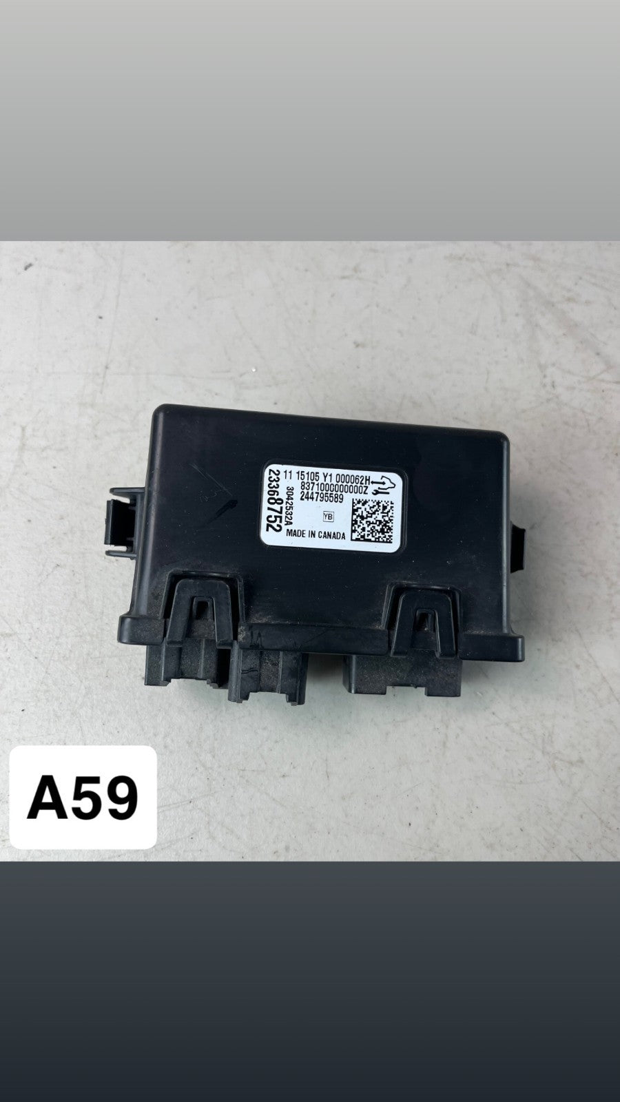 2014-2019 CHEVROLET CORVETTE C7 REAR TRUNK LIFTGATE CONTROL MODULE 23368752 OEM