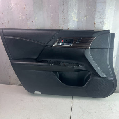 2013-2017 HONDA ACCORD FRONT LEFT DRIVER DOOR PANEL TRIM COVER 83550-T2A-A01 OEM