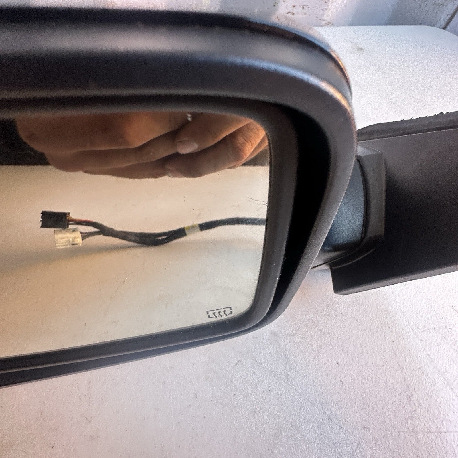 2015-20 DODGE CHARGER Left POWER HEATED MIRROR ASSEMBLY BLIND SPOT OEM Black