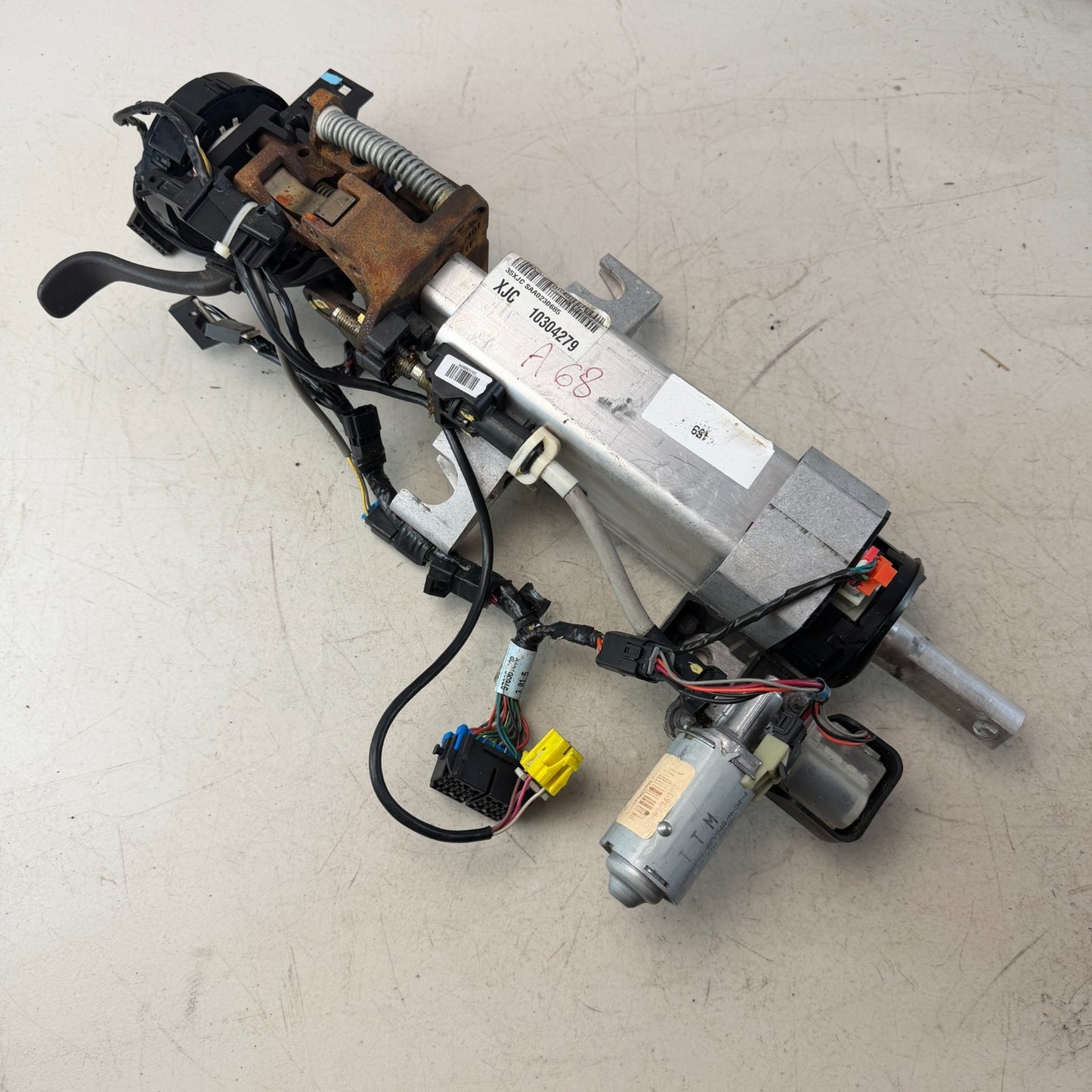 2005-2008 CHEVROLET CORVETTE C6 POWER STEERING COLUMN ASSEMBLY 10304279 OEM