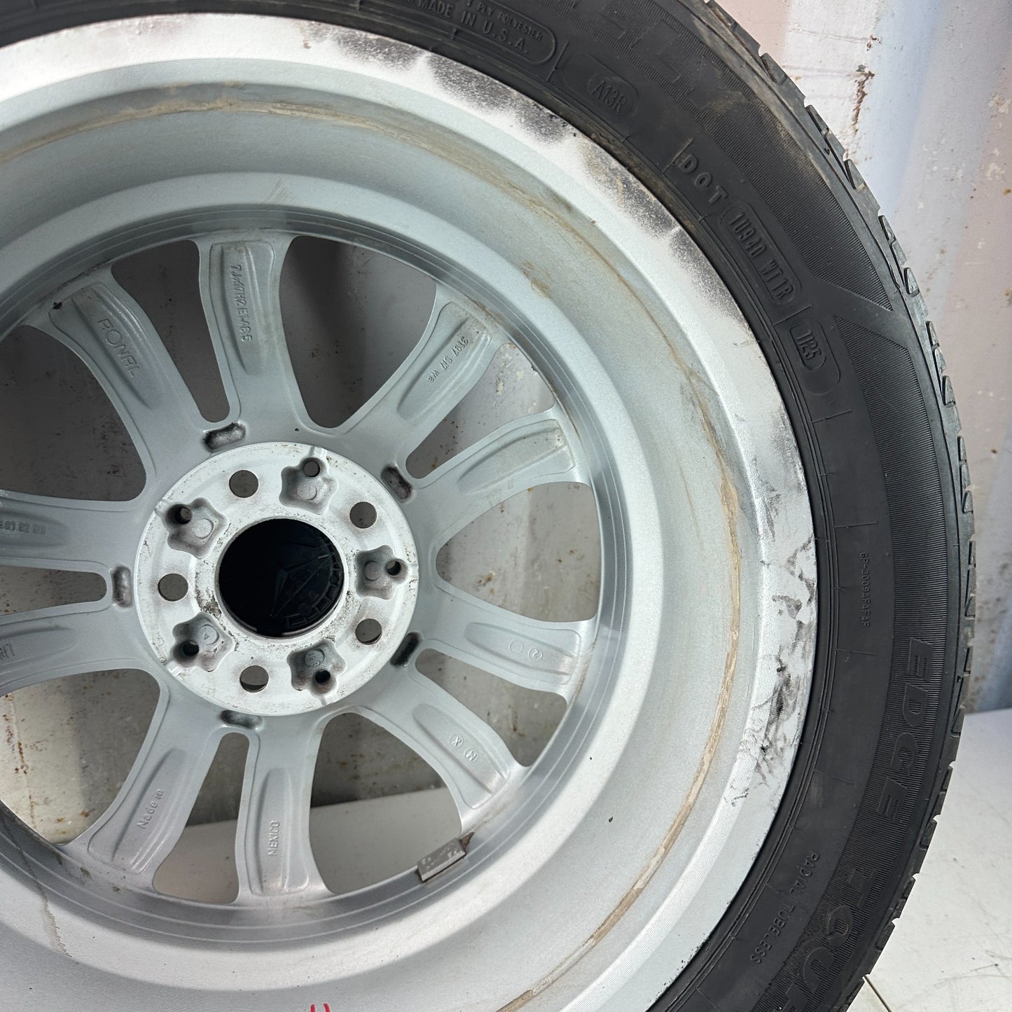 2015-2018 MERCEDES W205 C300 17x7' INCH 10 SPOKE WHEEL RIM W/ TIRE A2054010200