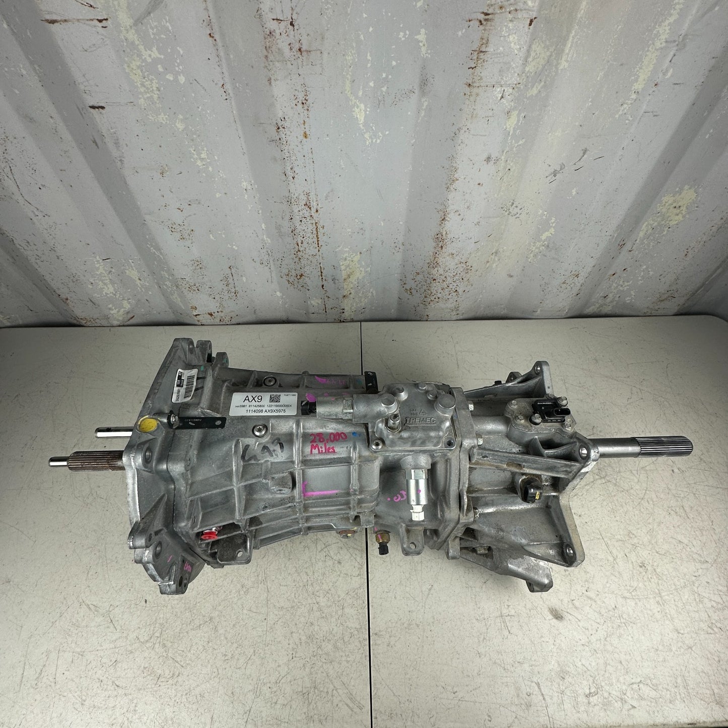 2014 CHEVROLET CORVETTE Z51 MANUAL TRANSMISSION ASSEMBLY 24255981 28K MILES OEM