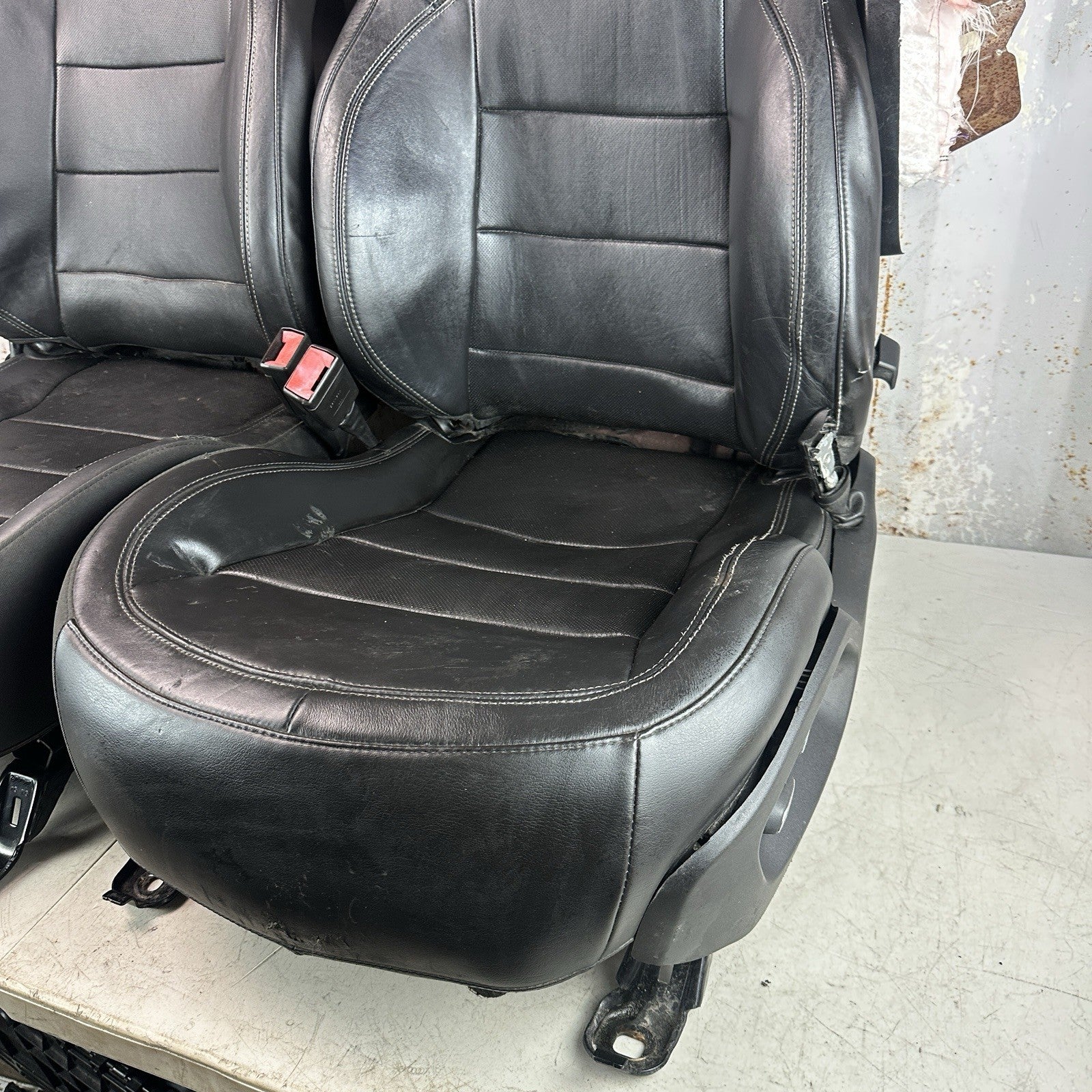 14-19 Chevrolet Corvette C7 Competition Seat Cushion Assembly Set Black DAMAGED